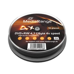 MediaRange MR451 DVD-skiva 4,7 GB DVD+RW 10 st.
