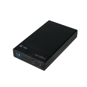 LogiLink UA0276 Hard Drive Enclosure, Black, 3.5"