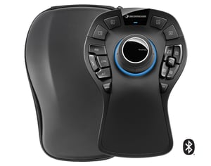 3Dconnexion SpaceMouse Pro Wireless – BLUETOOTH-Maus für den Bürogebrauch mit 6DoF