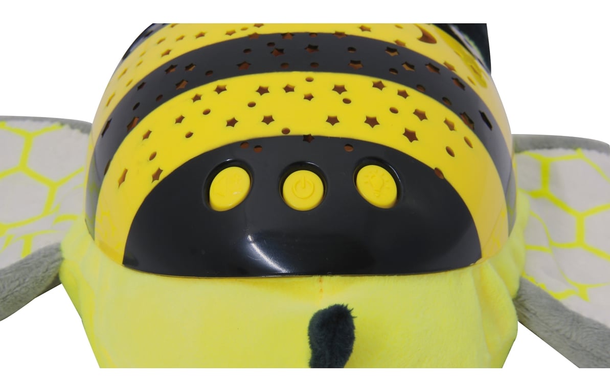 Jamara Dreamy Bee nocna lampka dziecięca Wolnostojący Czarny, Żółty LED