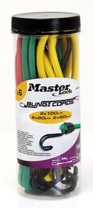 MASTER LOCK 3040EURDAT Bungeesnöre, 6 st.