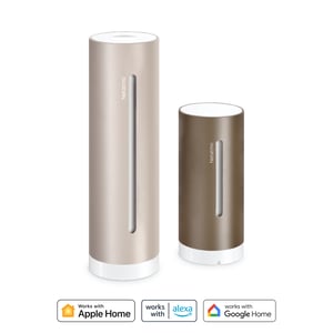 Netatmo NWS-S-EC digitale Wetterstation, braun, WLAN