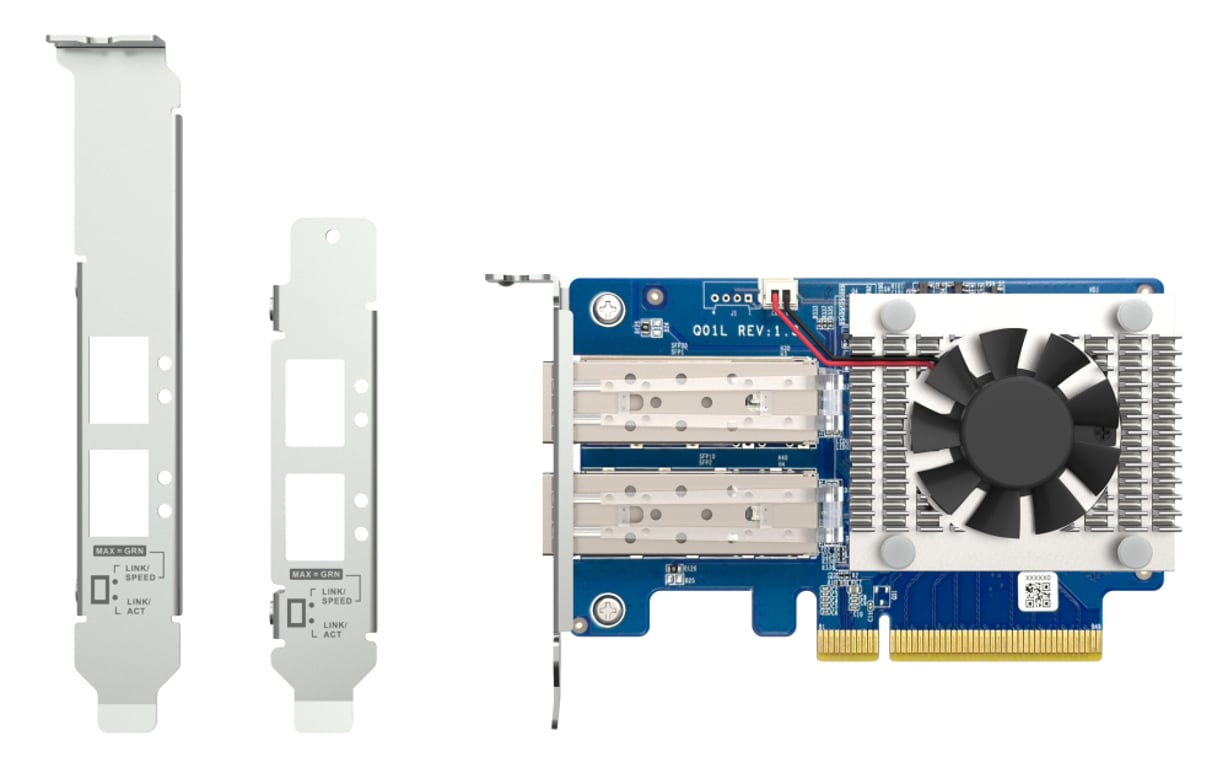 QNAP QXG-10G2SF-NXE karta sieciowa Wewnętrzny Włókno 10 Mbit/s