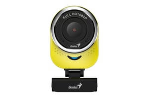 Genius Computer Technology QCam 6000 Webcam 2 MP 1920 x 1080 px USB Schwarz, Gelb