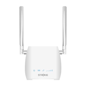 Powerful 300M Wireless Fast Ethernet Router, Single Band (2.4 GHz), 4G, White