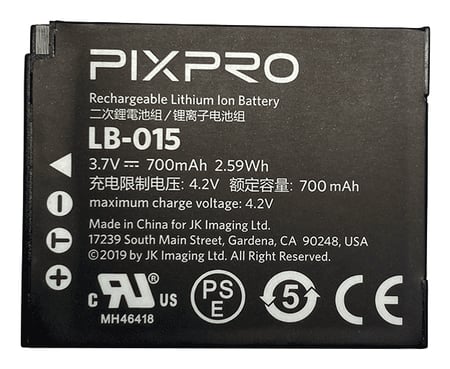 Kodak LB015 bateria do aparatu/kamery Litowo-jonowa (Li-Ion) 700 mAh