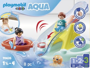 Playmobil 1.2.3 70635 Spielzeug/Aufkleber für die Badewanne Badespielset Mehrfarbig