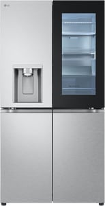 LG GMG960MBJE Kühl-Gefrierkombination, beidseitig zu öffnen, freistehend, 638 l, silber
