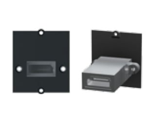 Bachmann 917.145 DisplayPort-Steckdose, schwarz