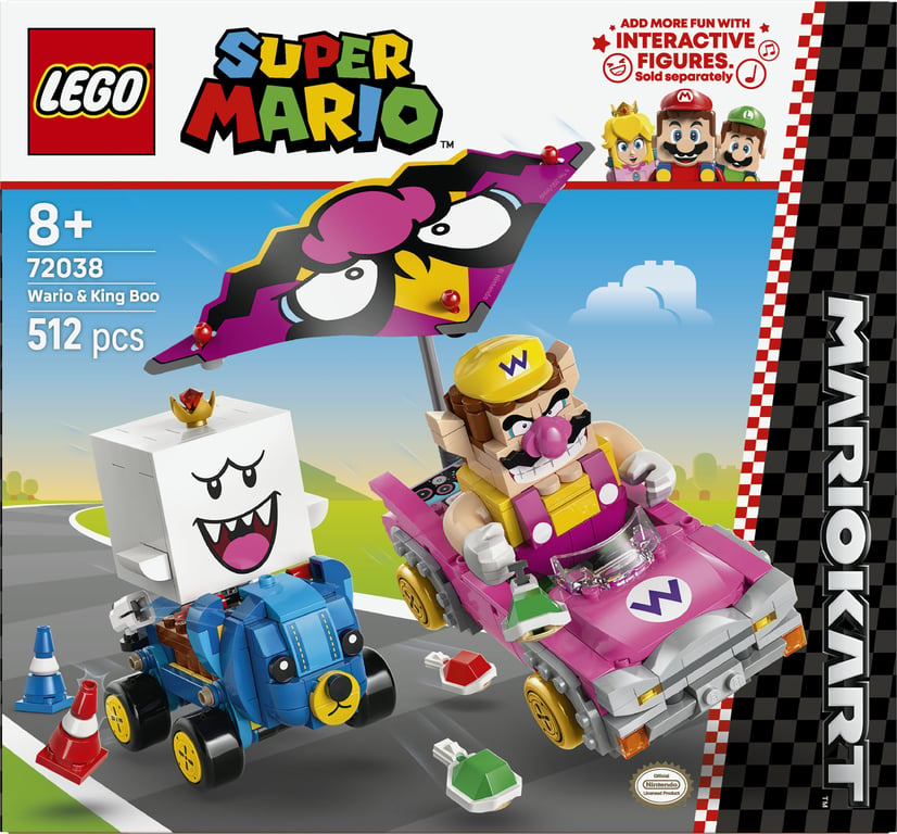 LEGO Super Mario Mario Kart™ — Wario i King Boo