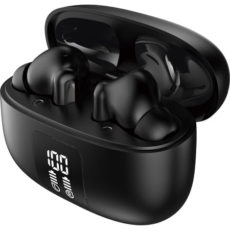 Verbatim TruSound Hybrid ANC & ENC Zestaw słuchawkowy Bezprzewodowy Douszny Połączenia/muzyka Bluetooth Czarny