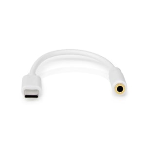 Nedis CCGB65950WT01 USB A to 3.5mm Cable Adapter, White