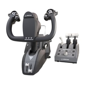 Thrustmaster TCA Yoke Pack Boeing Edition Black, Gray USB Fightstick for PC, Xbox, Xbox One, Xbox One S, Xbox One X, Xbox Series S, Xbox Series X