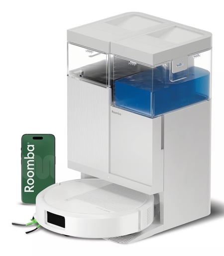 iRobot Roomba Plus 515 Combo Roboter + AutoWash Dock Biały