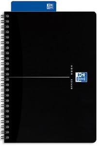 Oxford 100102565 A5 Notebook, Black, Blue