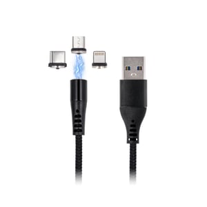 MaXlife OEM001960 kabel do telefonu Czarny 1 m USB A