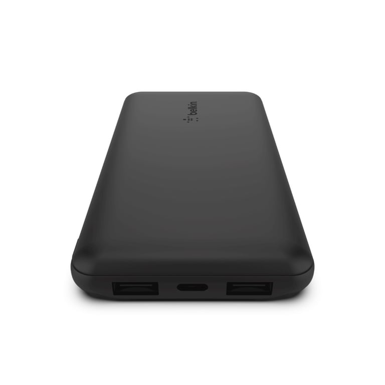фото Зовнішній акумулятор (павербанк) Belkin 10000mAh 15W Dual USB-A USB-C Black (BPB011BTBK)