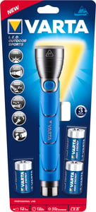 Varta 18629101421 Schwarz, Blau LED-Taschenlampe