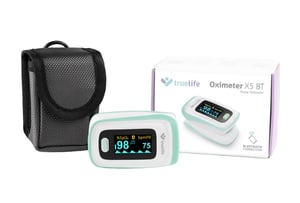 TrueLife Oximeter X5 BT pulsoksymetr Zielony, Biały