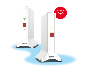 Mesh Set 4200 Dualband (2,4 GHz/5 GHz) Wi-Fi 6E (802.11ax) Rot, Weiß 2x2/4x4