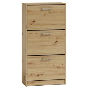Topeshop PAULA ARTISAN Closed Shoe Organizer, Oak