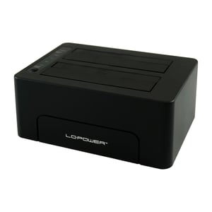 LC-Power LC-DOCK-C stacja dokująca do dysków twardych USB 3.2 Gen 2 (3.1 Gen 2) Type-C Czarny