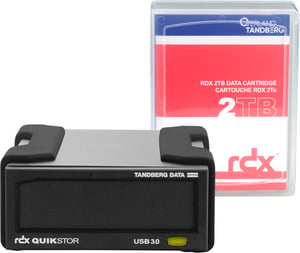 Tandberg Data 8865-RDX lagringsenhet för säkerhetskopiering Lagringsdisk RDX-kassett 2 TB