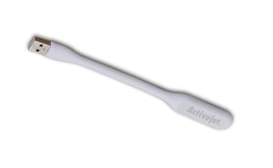 Activejet USB-läslampa för dator, 5 V, vit