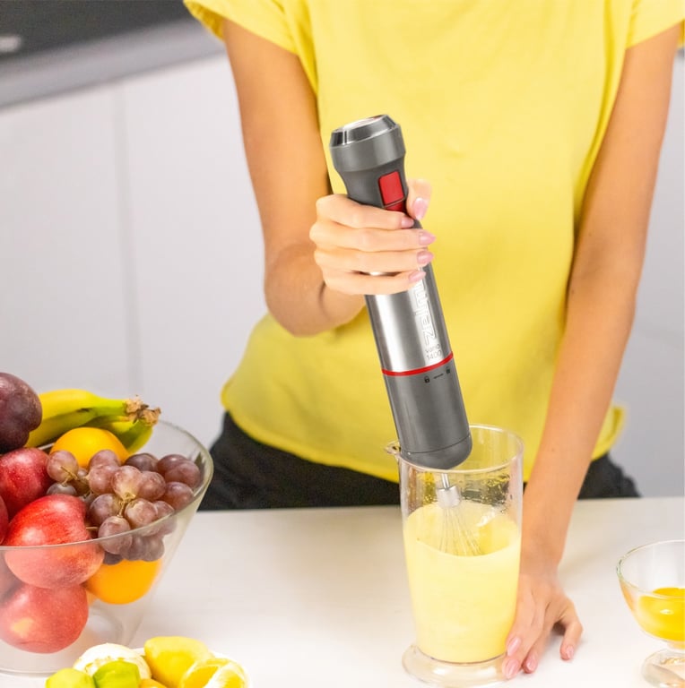 Zelmer ZHB4650 VARIO 0,7 l Blender immersyjny 1400 W Metaliczny, Czerwony
