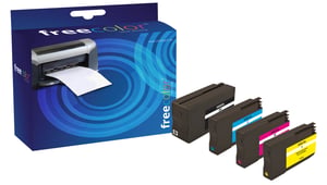Freecolor HP43AE-INK4-FRC ink cartridge, 4-pack