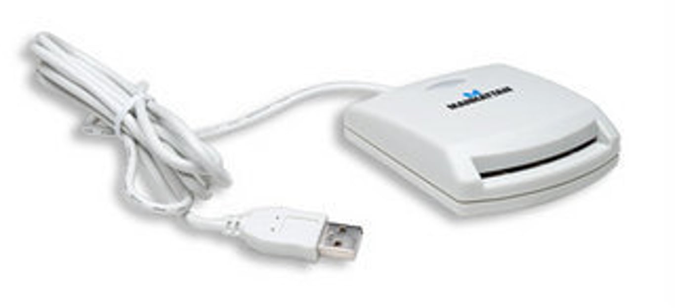 Manhattan 172844 czytnik do kart chipowych USB 1.1 Biały