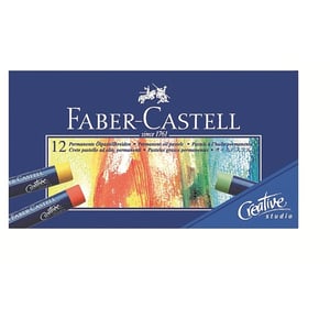 Faber-Castell Studio Quality Multicolor Oil Pastels, 12-piece set