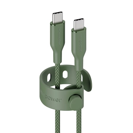PanzerGlass empower™ by ® Racing 60W USB-C to USB-C Cable | USB 2.0 | 1.2M | Sage kabel USB Zielony