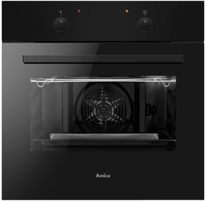 Amica ES06117B Oven, 62 L, 2900 W, Black