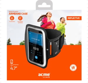 ACME MH07 pokrowiec na telefon komórkowy 11,9 cm (4.7") Etui na ramię Czarny
