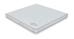 Hitachi-LG Slim Portable DVD-Writer DVD±RW Optical Drive, White