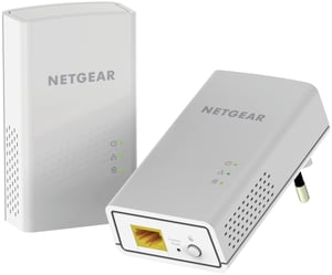 NETGEAR PL1000 1000 Mbit/s Trådbundet LAN Vitt 2 st.