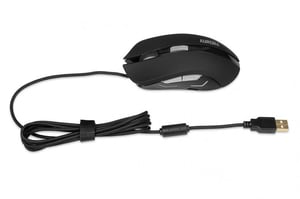 iBox Aurora A-1 myszka Biuro Po prawej stronie USB Typu-A Optyczny 2400 DPI
