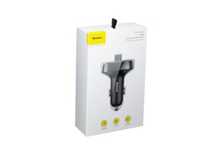 Baseus CCALL-TM0A nadajnik FM 87,5 - 108 MHz Feuerzeug Schwarz