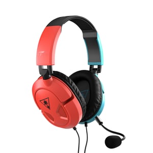 Turtle Beach Recon 50 Kopfhörer-Set, kabelgebunden, Gaming-Kopfbügel, blau, rot