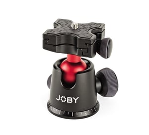 Joby BallHead 5K Stativkopf Schwarz, Rot Acrylnitril-Butadien-Styrol-Copolymer (ABS), Aluminium, Edelstahl, Stahl, thermoplastisches Elastomer 1/4" Kugel (Form)