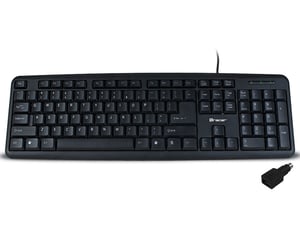 Tracer Maverick-tangentbord, universellt USB + PS/2, svart