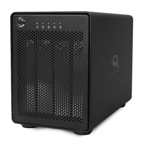 OWC ThunderBay 4 HDD/SSD-hölje, svart, 2,5/3,5"
