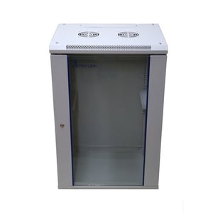 Extralink Szafa rack 15U 600x450 Szara montowana na ścianie