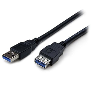 StarTech USB3SEXT2MBK USB-kabel USB 3.2 Gen 1 (3.1 Gen 1) 2 m USB A Svart