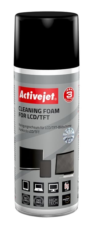 Activejet AOC-105 Foam for LCD/TFT/Plasma Panels, 400 ml