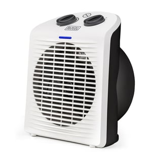 Black & Decker BXFSH2000E Raumheizgerät, schwarz, weiß, 2000 W, elektrischer Raumheizlüfter