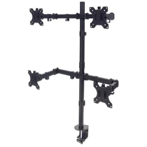 Manhattan 461566 fäste/stativ för bildskärmar 81,3 cm (32") Skrivbord Svart