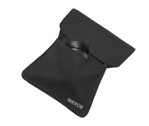 Nikon JME00101 Objektivtasche / -hülle für Kameras, schwarz, verschließbar