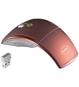 Goobay Mouse Cordless Mini G1 – kabellose RF-Maus mit optischem Sensor, 1600 DPI